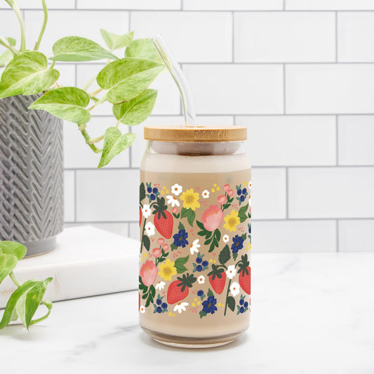 So Berry Blessed Glass Can 16oz