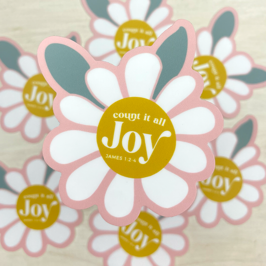Count It all Joy Vinyl Sticker