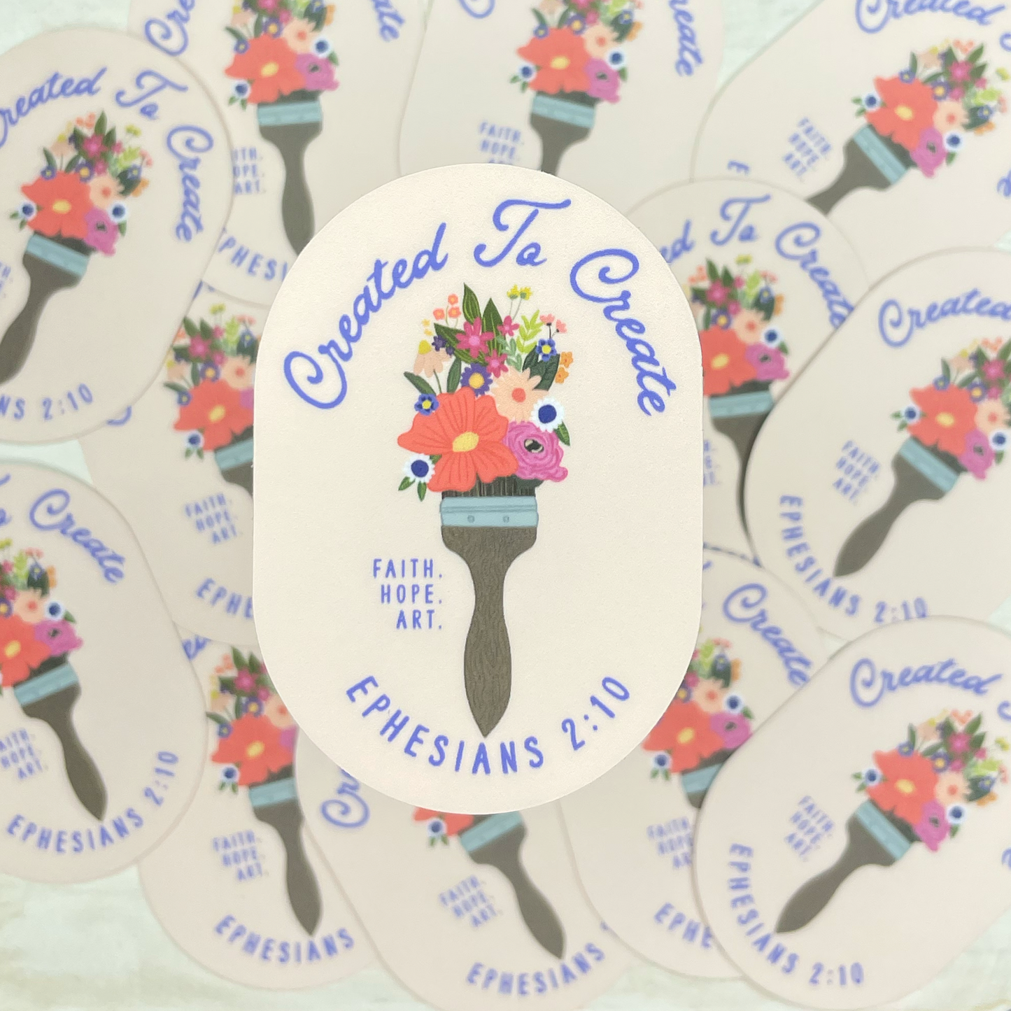 Created To Create Vinyl Sticker