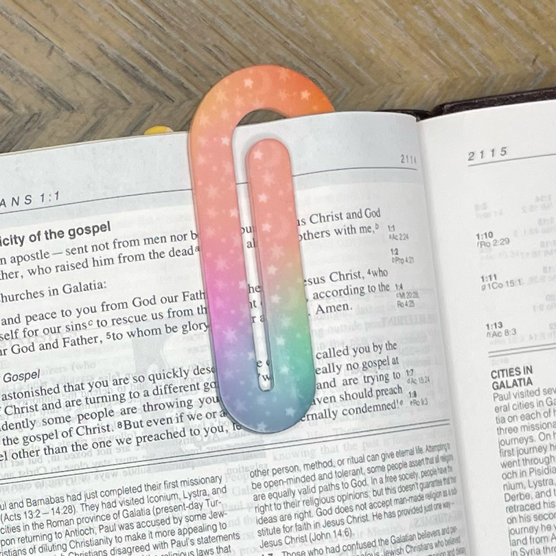 He Counts The Stars Jumbo Paperclip Bookmark