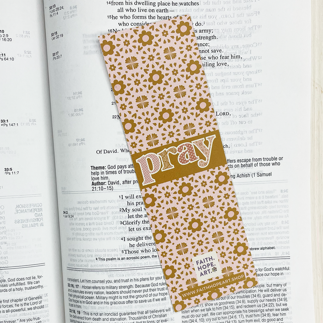 Pray Bookmark