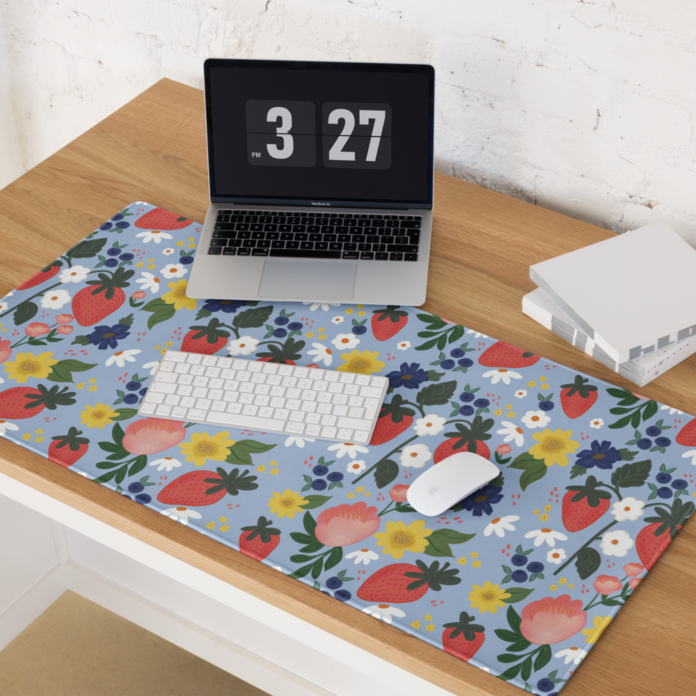 So Berry Blessed Desk Mat