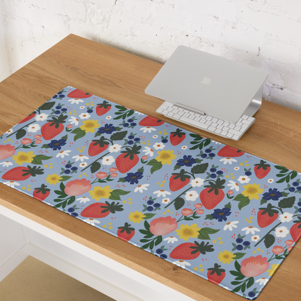 So Berry Blessed Desk Mat
