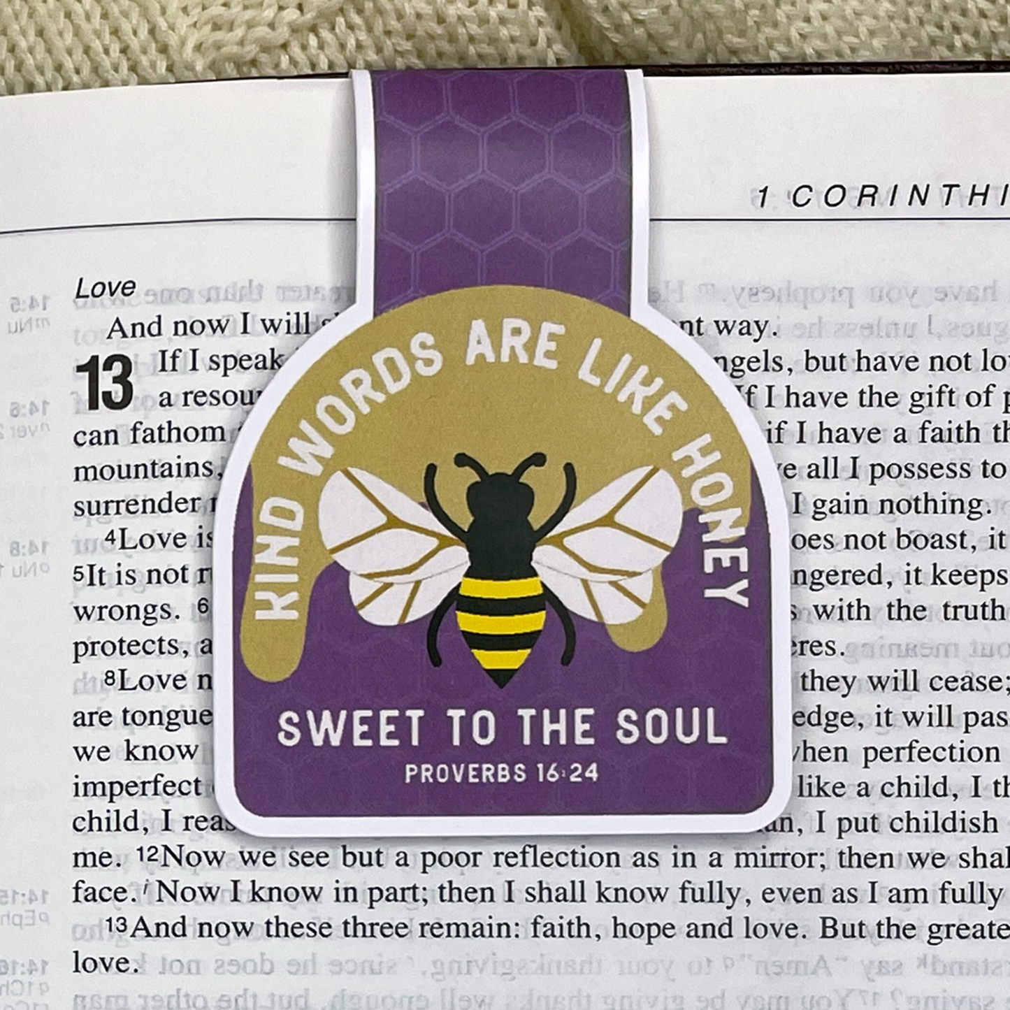 Kind Words Magnetic Bookmark