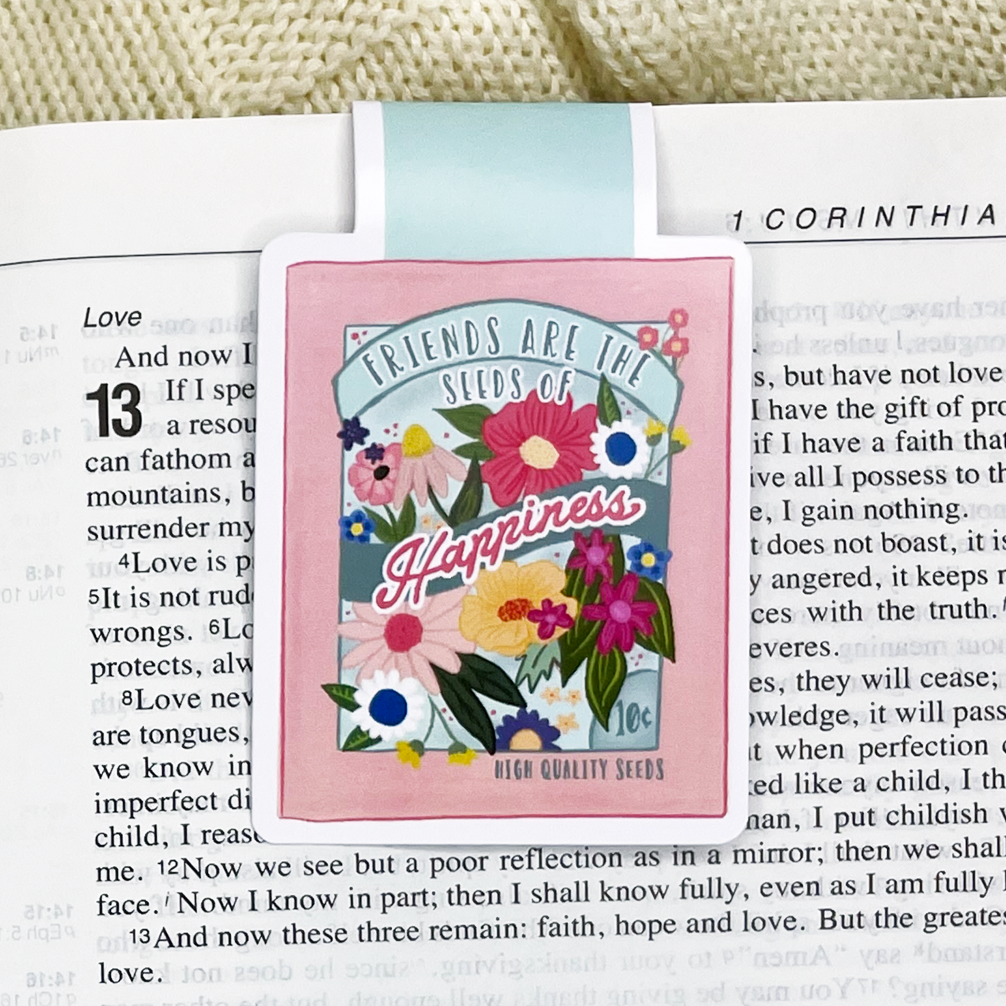 Friends are The Seeds Magnetic Bookmark