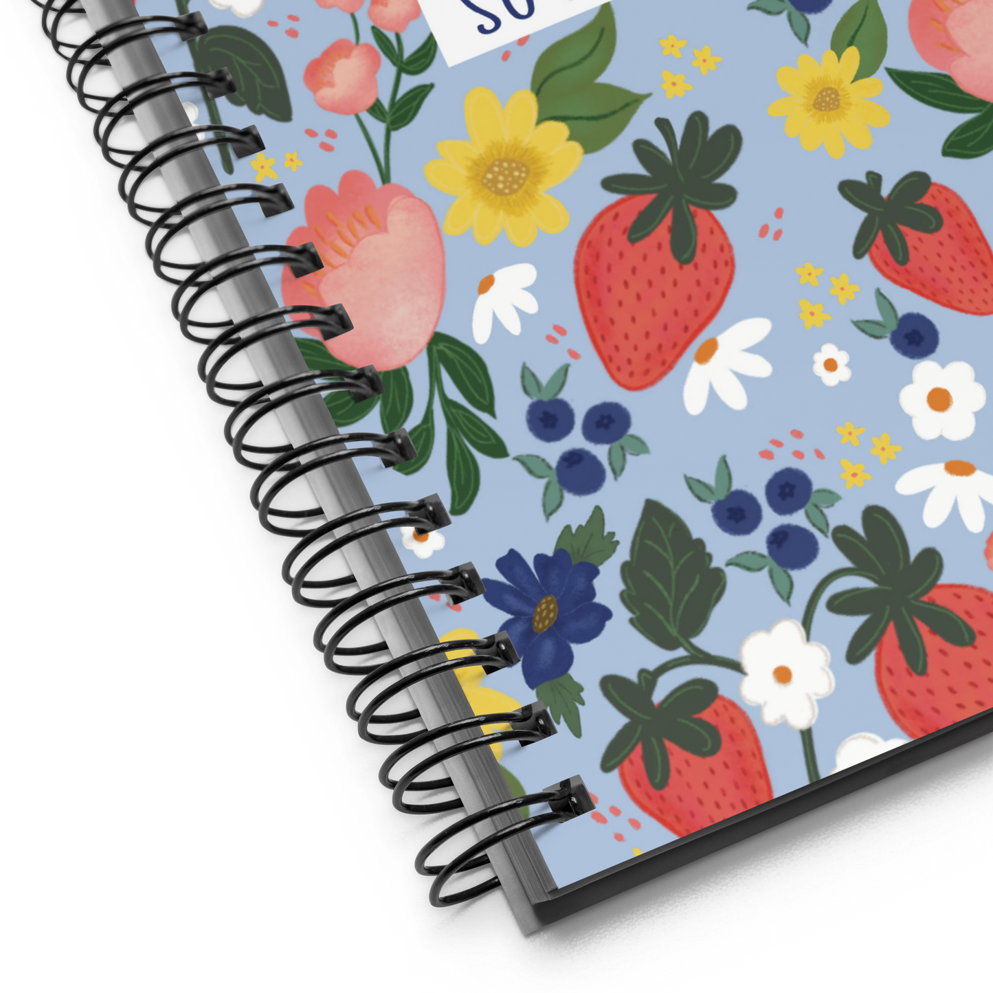 So Berry Blessed Spiral notebook