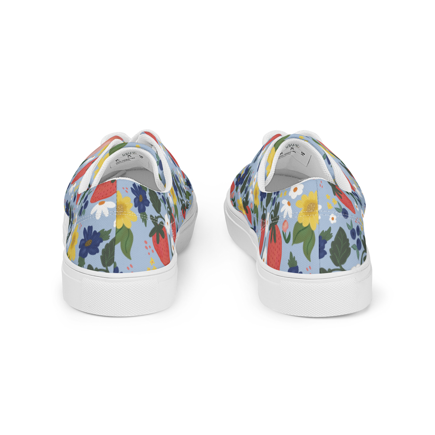 Berry Blessed Strawberry Canvas Sneakers