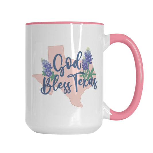 God Bless Texas Mug Deluxe 15oz.