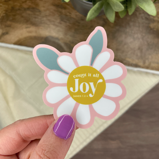 Count It all Joy Vinyl Sticker