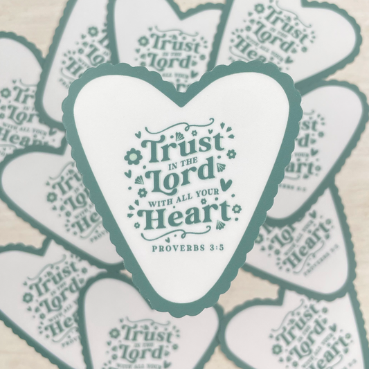 Trust In the Lord Vinyl Sticker