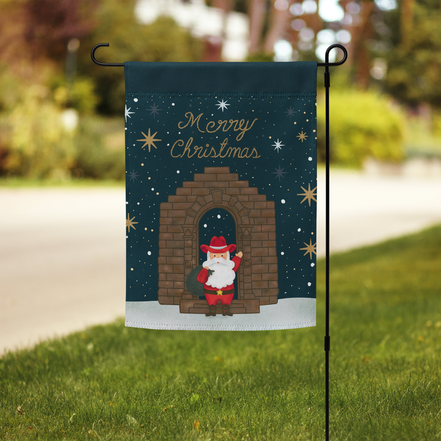 Graham Christmas Garden flag