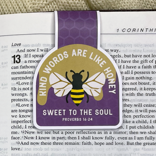 Kind Words Magnetic Bookmark